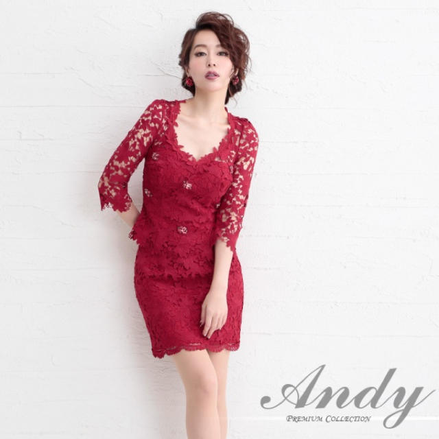 Andy(アンディ)の７月閉店決定😭ANDY キャバクラ セットアップ ドレス レディースのフォーマル/ドレス(ナイトドレス)の商品写真
