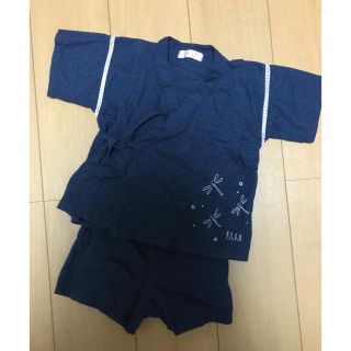 エル(ELLE)のエル トンボ刺繍甚平 90センチ(甚平/浴衣)