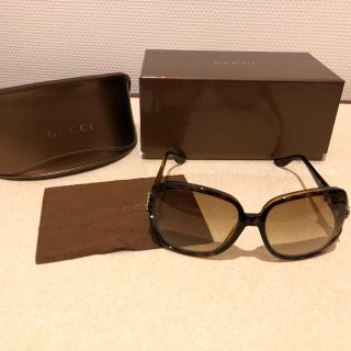 グッチ(Gucci)のサングラス GUCCI  グッチ  ブラウン(サングラス/メガネ)