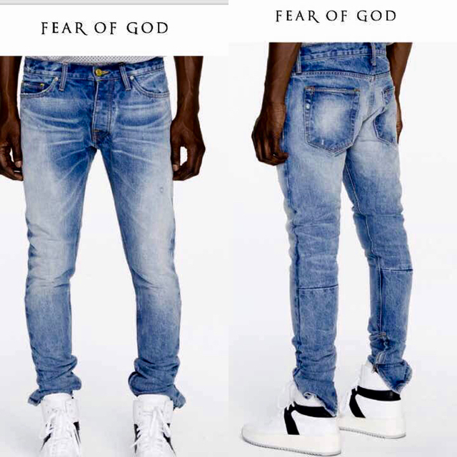 FEAR OF GOD FIFTH COLLECTION DENIM JEAN 安住紳一郎アナ fear of collection fifth スキニーデニム god デニム/ジーンズ