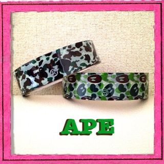 アベイシングエイプ(A BATHING APE)のAPE☆非売品‼ape柄セロテ♡2種類(その他)