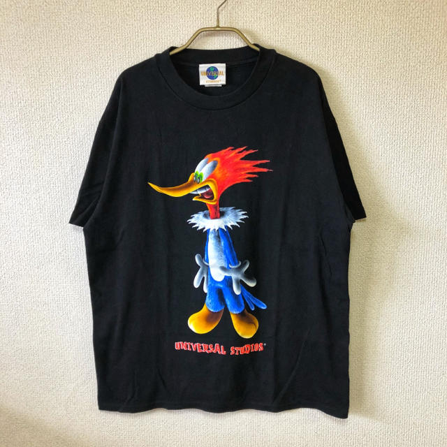 【90s vintage】ウッディ ウッドペッカー  Tシャツ メンズ L 古着 メンズのトップス(Tシャツ/カットソー(半袖/袖なし))の商品写真