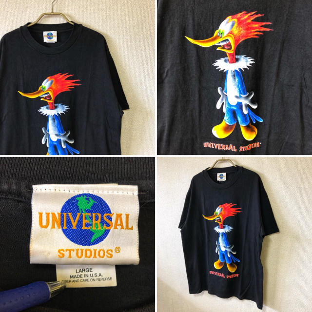 【90s vintage】ウッディ ウッドペッカー  Tシャツ メンズ L 古着 メンズのトップス(Tシャツ/カットソー(半袖/袖なし))の商品写真