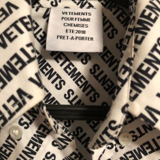 バレンシアガ(Balenciaga)のVETEMENTS オーバー シャツ (シャツ)