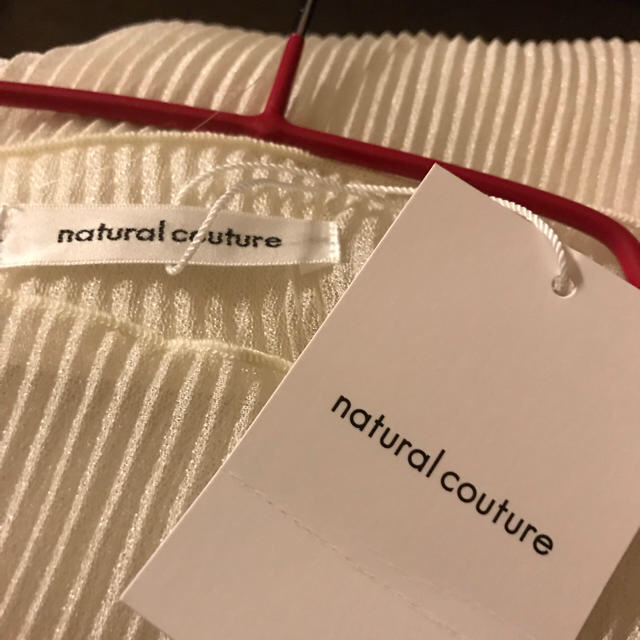 natural couture(ナチュラルクチュール)のnatural couture.  カットソー新品未使用 レディースのトップス(カットソー(半袖/袖なし))の商品写真