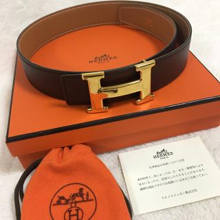 エルメス(Hermes)のエルメス HERMES Hバックルベルト 65 ゴールド(ベルト)