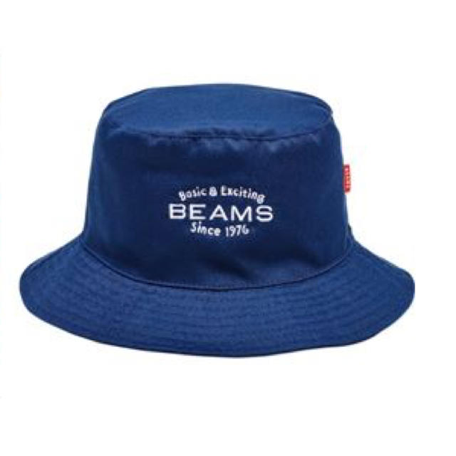 BEAMS(ビームス)のsmart 2015年6月号付録 BEAMS特性 ロゴ刺繍入りバケットハット メンズの帽子(ハット)の商品写真