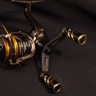 シマノ(SHIMANO)の【黒金ハンドルとシルバーバランサーセット】(リール)