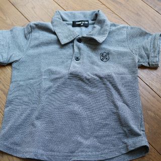 コムサイズム(COMME CA ISM)の★コムサイズム★ポロシャツ90  フォーマル  黒グレー  えり付き(Tシャツ/カットソー)