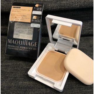 マキアージュ(MAQuillAGE)のマキアージュ ドラマティックパウダリーUV オークル20 インテグレートケース付(ファンデーション)