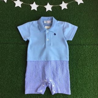 ラルフローレン(Ralph Lauren)の専用♪ 難あり【 70 】 POLO ドッキング ロンパース(ロンパース)