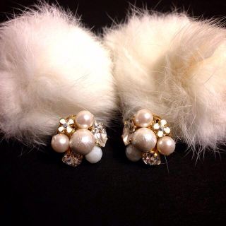 ファービジューピアス♥︎ホワイト(ピアス)