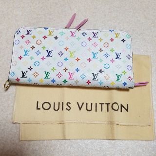 ルイヴィトン(LOUIS VUITTON)のルイヴィトン　ポルトフォイユ　アンソリット　マルチカラー　ピンク(財布)