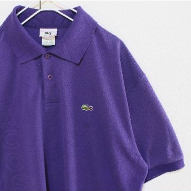 LACOSTE(ラコステ)の二点おまとめ。US 希少 レア ラコステ purple 半袖 ポロシャツ XXL メンズのトップス(ポロシャツ)の商品写真