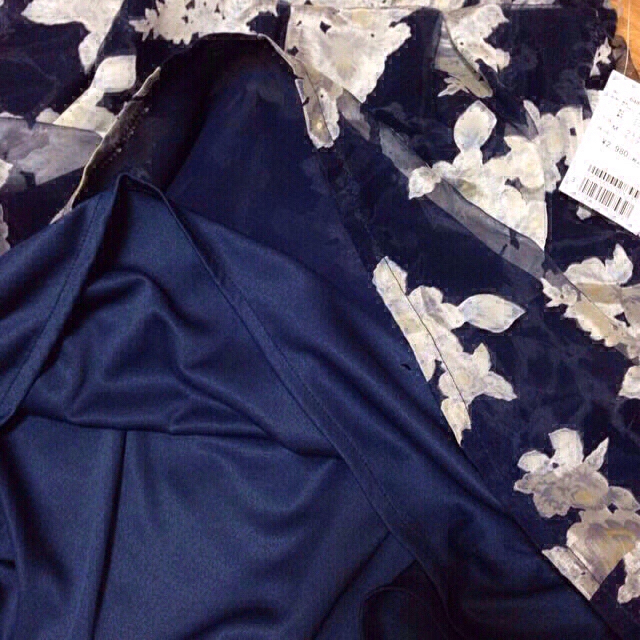 CINEMA CLUB(シネマクラブ)のオーガンジー花柄スカート レディースのスカート(ひざ丈スカート)の商品写真