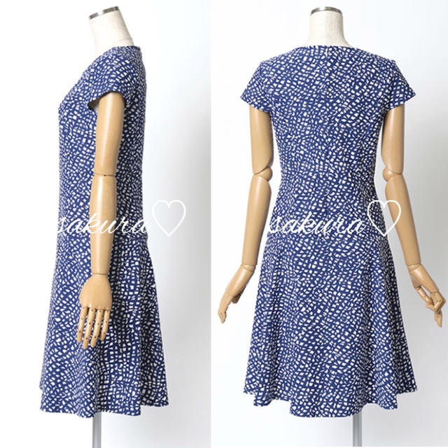 美品♡アナイ ギンガムプリントワンピース♡サイズ38 2