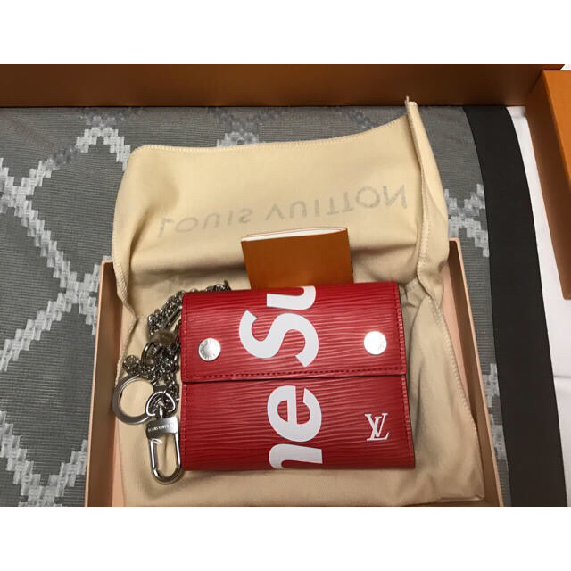 円高還元 【kasu】Louis - Supreme Vuitton Supreme × 折り財布