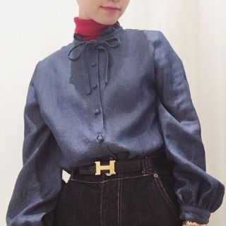 ドットアンドストライプスチャイルドウーマン(Dot&Stripes CHILDWOMAN)のデニムブラウス(シャツ/ブラウス(長袖/七分))