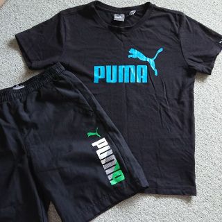 プーマ(PUMA)のPUMATシャツとハーパンセット130男の子(Tシャツ/カットソー)