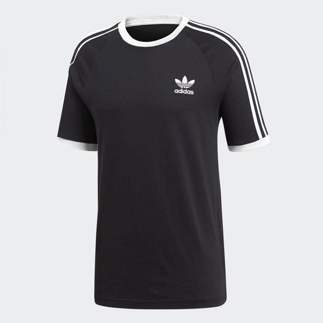 adidas(アディダス)のXS【新品/即日発送OK】adidas オリジナルス Tシャツ 3ストライプ 黒 メンズのトップス(Tシャツ/カットソー(半袖/袖なし))の商品写真