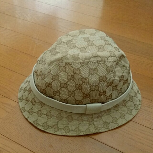 Gucci - gucci 周囲58㎝ 男女兼用 ハット 美品 帽子 グッチの通販 by Sagarifuji's shop｜グッチならラクマ