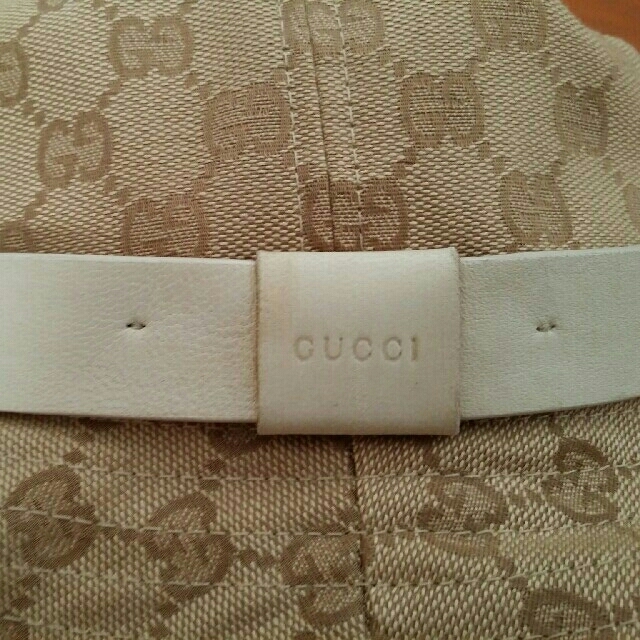 Gucci - gucci 周囲58㎝ 男女兼用 ハット 美品 帽子 グッチの通販 by Sagarifuji's shop｜グッチならラクマ