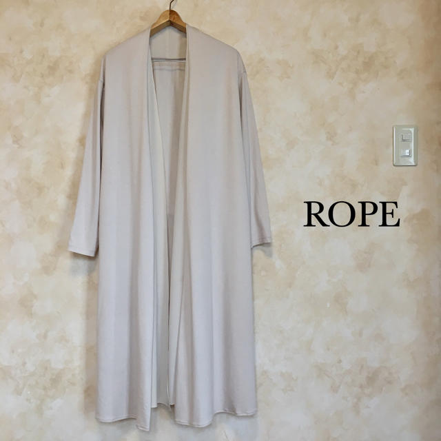 美品 ロペ ROPE 薄手 ロングカーディガン