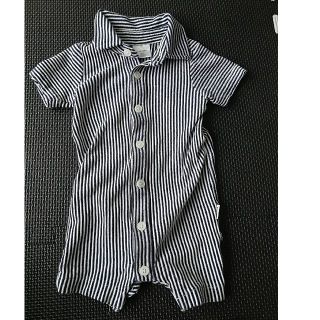 ベビーギャップ(babyGAP)のbabygap ボーダー ストライプ ロンパース(ロンパース)