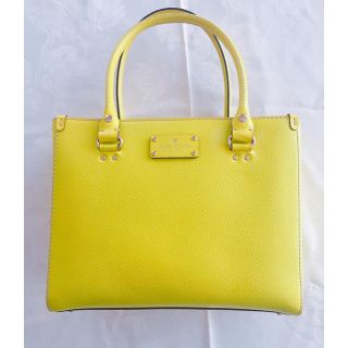 ケイトスペードニューヨーク(kate spade new york)の【値下げ・未使用】kate spade/ケイトスペード イエローハンドバック(ハンドバッグ)