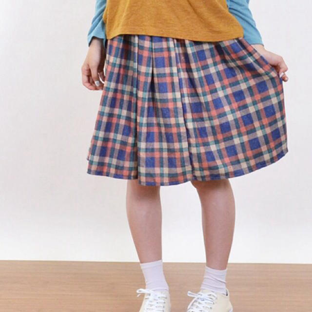 チェック柄 ミディアム丈スカート  レディースのスカート(ひざ丈スカート)の商品写真