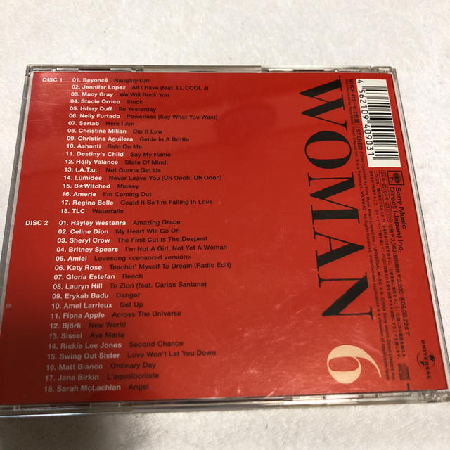 woman6 2枚組アルバム エンタメ/ホビーのCD(ポップス/ロック(洋楽))の商品写真