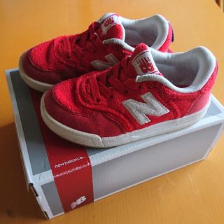 ニューバランス(New Balance)のニューバランス　赤　スニーカー　15.5(スニーカー)