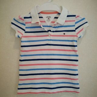 トミーヒルフィガー(TOMMY HILFIGER)の着画あり☆トミーヒルフィガー☆ポロシャツ(Tシャツ/カットソー)