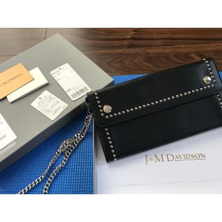 新品 J&M DAVIDSON ポーチ レザー J&Mデヴィッドソン 正規品