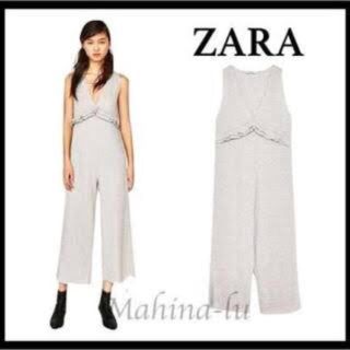 ザラ(ZARA)のZARAオールインワン グレーS(オールインワン)