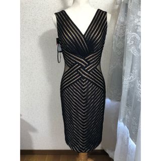 タダシショウジ(TADASHI SHOJI)の新品　アメリカ製　Tadashi Shoji タダシショージ　ワンピース ドレス(ひざ丈ワンピース)