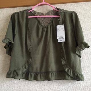 アクシーズファム(axes femme)のaxes femme＊バックレースボレロ＊新品(ボレロ)