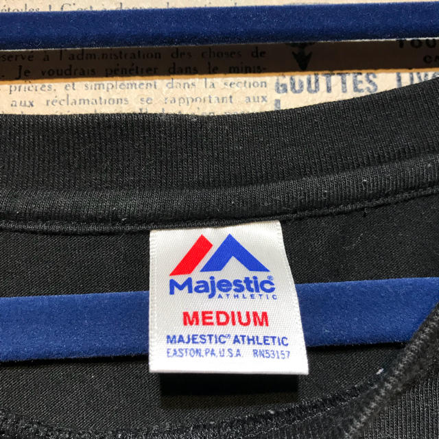 Majestic(マジェスティック)のMajestic マジェスティック BOXロゴTシャツ size M メンズのトップス(Tシャツ/カットソー(半袖/袖なし))の商品写真