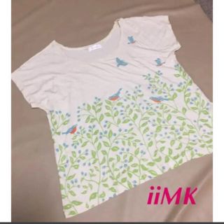 アイアイエムケー(iiMK)の【iiMK】半袖Tシャツ オフホワイト フリーサイズ(Tシャツ(半袖/袖なし))