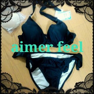 エメフィール(aimer feel)の新品♡ホルターネックビキニ(水着)