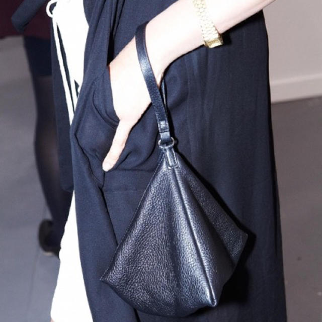 JIL SANDER ジルサンダー ピラミッドバッグ トライアングル クラッチ