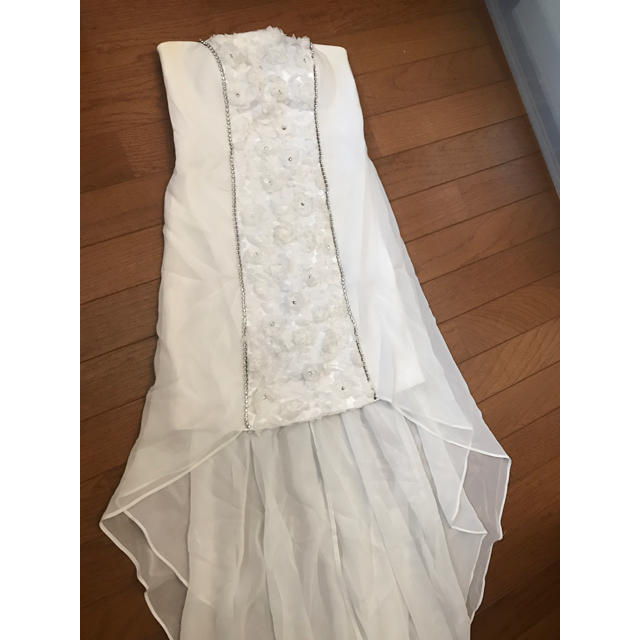 高級  ♡前ミニ ♡ベアドレス キャバ レディースのフォーマル/ドレス(ロングドレス)の商品写真