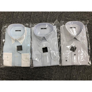 スーツカンパニー(THE SUIT COMPANY)のスーツセレクト シャツ 細身ドレスシャツ 新品 3枚セット L82(シャツ)