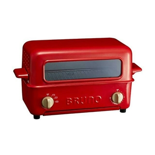 新品未使用・未開封　ブルーノ　(BRUNO)　トースターグリル　カラーレッド(調理機器)