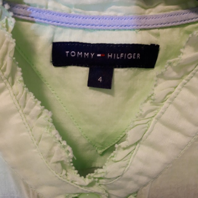 TOMMY HILFIGER(トミーヒルフィガー)のTOMMY HILFIGERフリルブラウス レディースのトップス(シャツ/ブラウス(半袖/袖なし))の商品写真