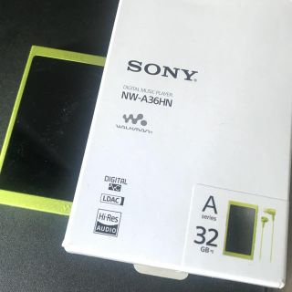 ウォークマン(WALKMAN)のSONY WALKMAN NW-A36HN 32GB イヤホンなし(ポータブルプレーヤー)