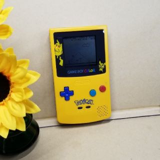 ゲームボーイ(ゲームボーイ)の綺麗ゲームボーイカラー　イエロー　バイオレット(携帯用ゲーム機本体)