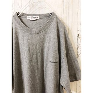 ドルチェアンドガッバーナ(DOLCE&GABBANA)の古着 ドルチェ&ガッバーナ Tシャツ グレー(Tシャツ/カットソー(半袖/袖なし))