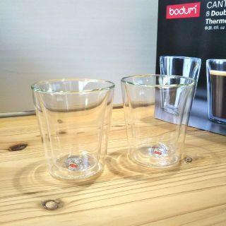 ボダム(bodum)のボダムbodom キャンティーンダブルウォールグラス200ml 2個セット(グラス/カップ)