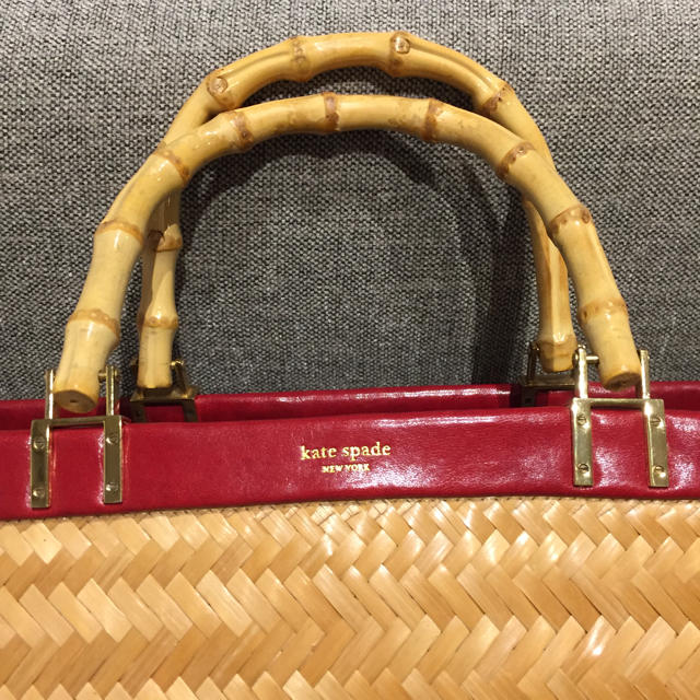 kate spade new york(ケイトスペードニューヨーク)の【お値下げ】ケイトスペード カゴバッグ レディースのバッグ(かごバッグ/ストローバッグ)の商品写真